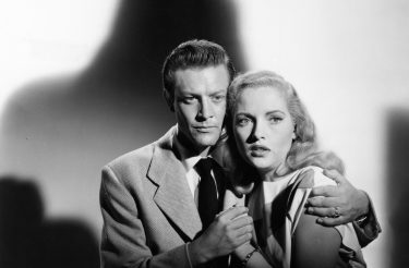 a man embracing a woman