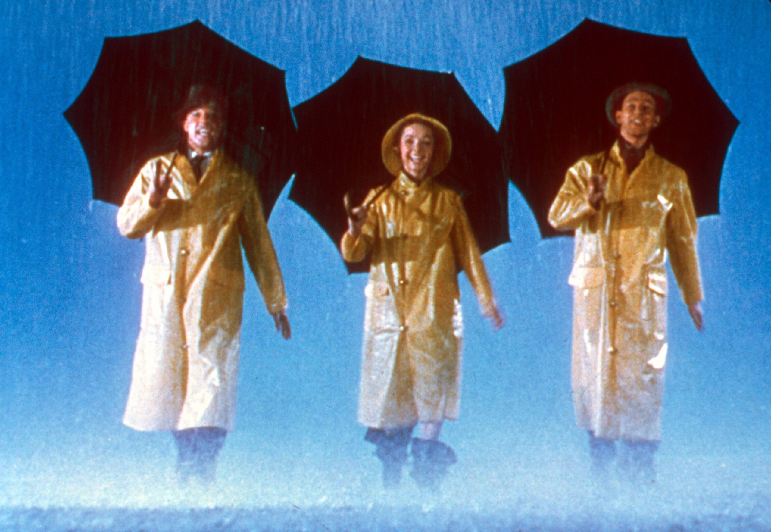 Illustration Of A Kid Girl Singing In The Rain Under An Umbrella And Wearing A Raincoat And Boots Image346508334