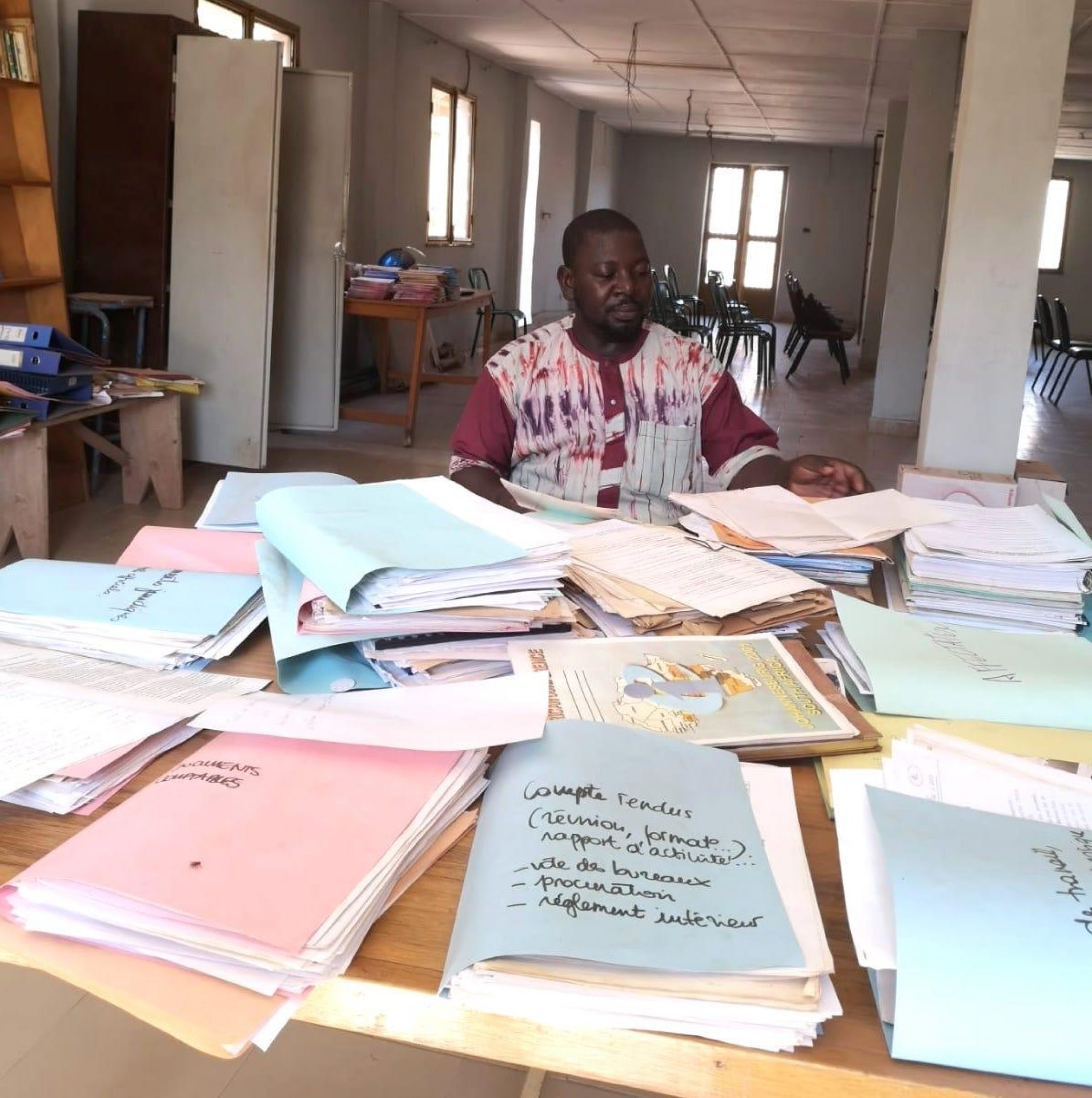 Organizing at Joseph Ki-Zerbo University. SNEA-B headquarters, Ouagadougou (January 2024)