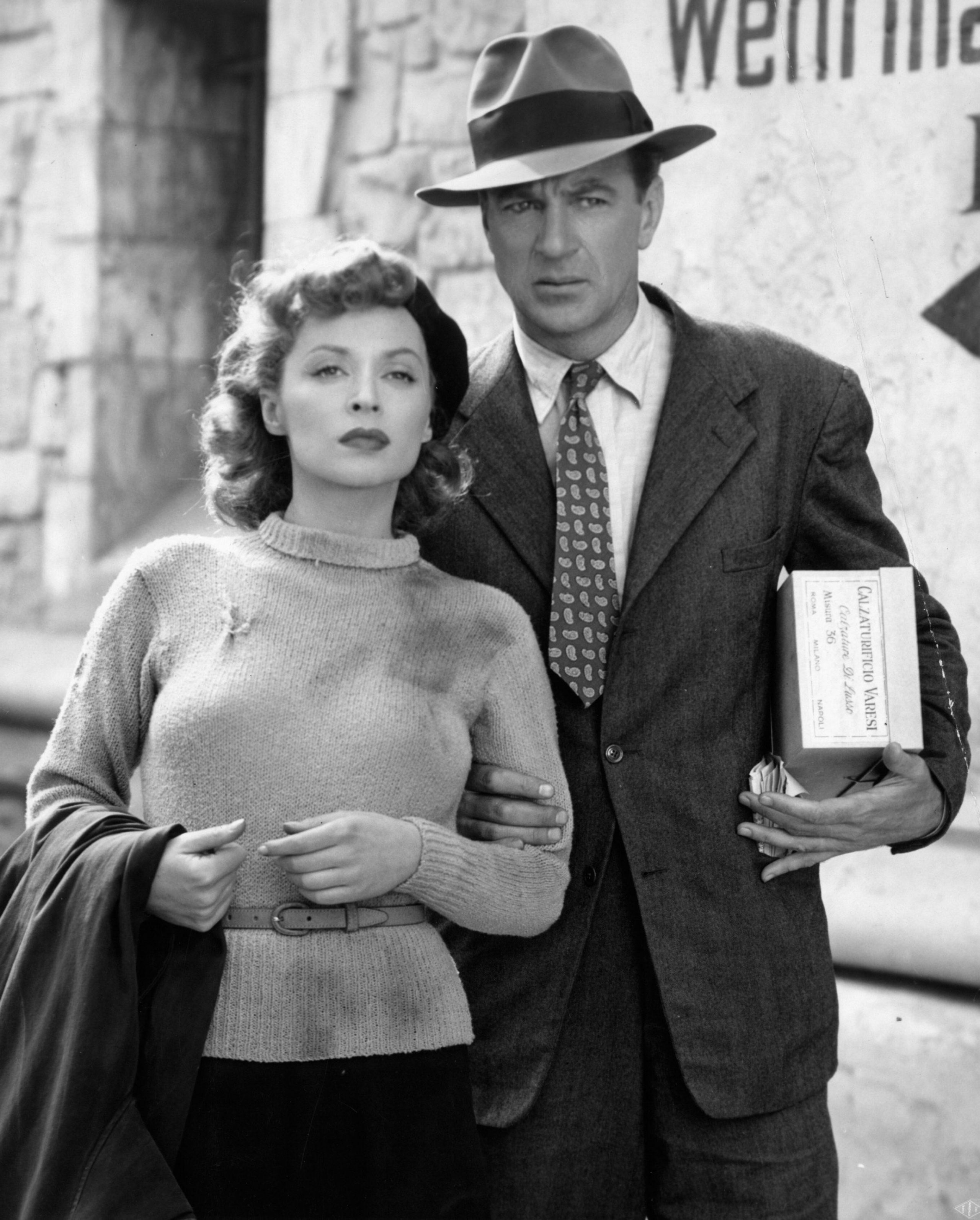 man and woman standing