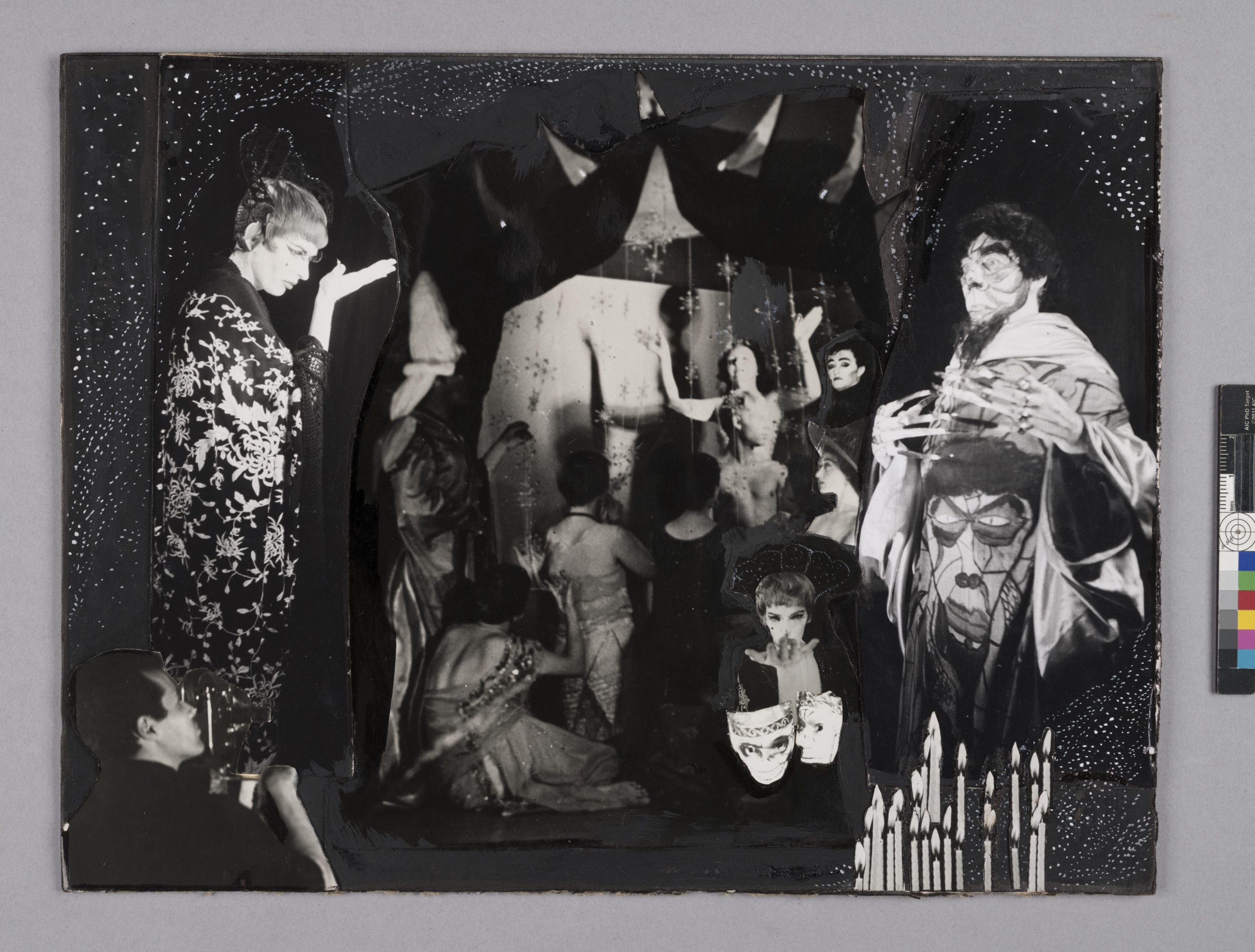 Photocollages from the Renate Druks collection, which were exhibited as part of Sci-fi, Magick, Queer L.A.: Sexual Science and the Imagi-Nation